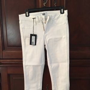 Paige Verdugo Crop Mid Rise Skinny
